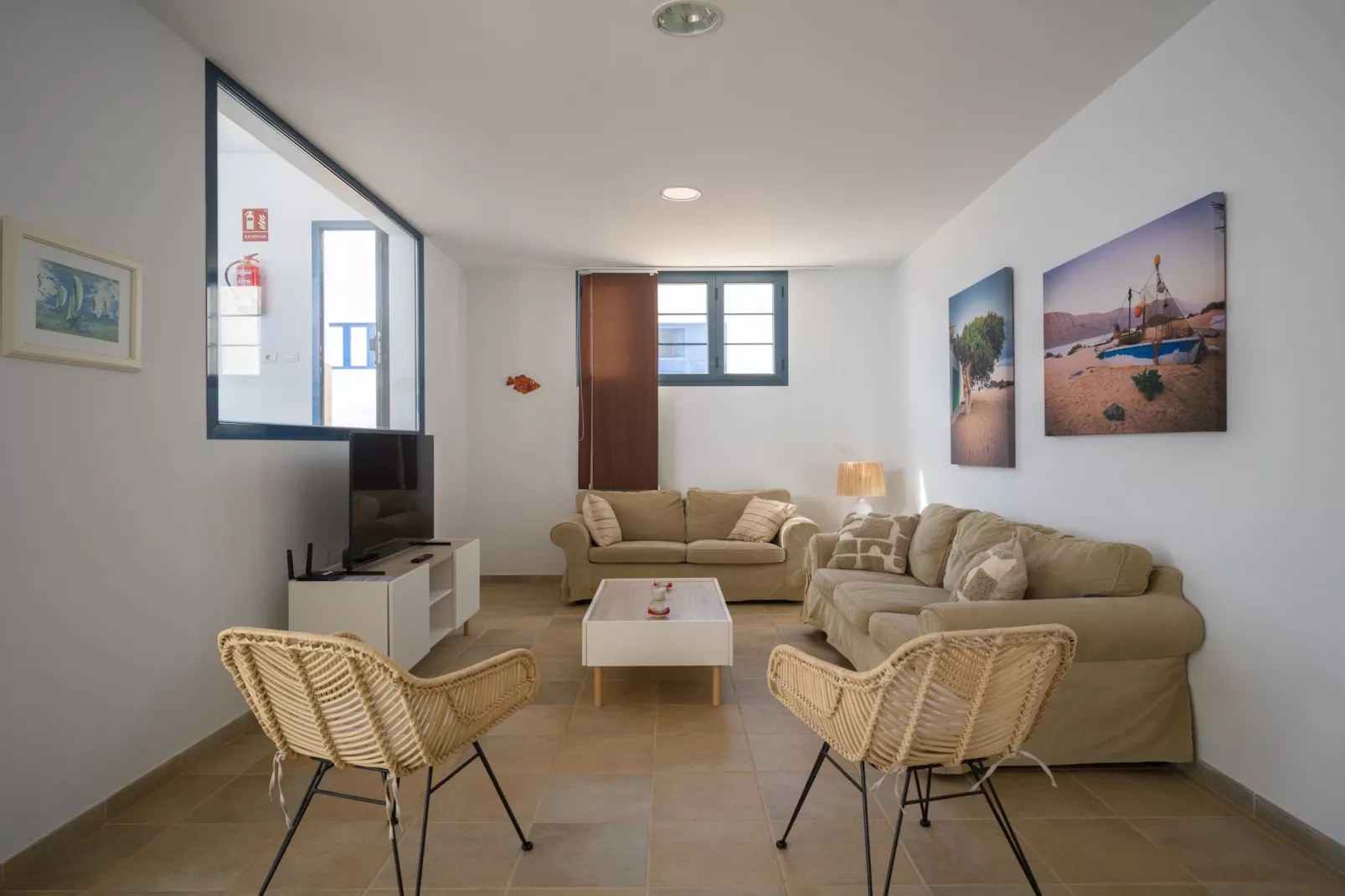 La Casa de La Graciosa-Living room
