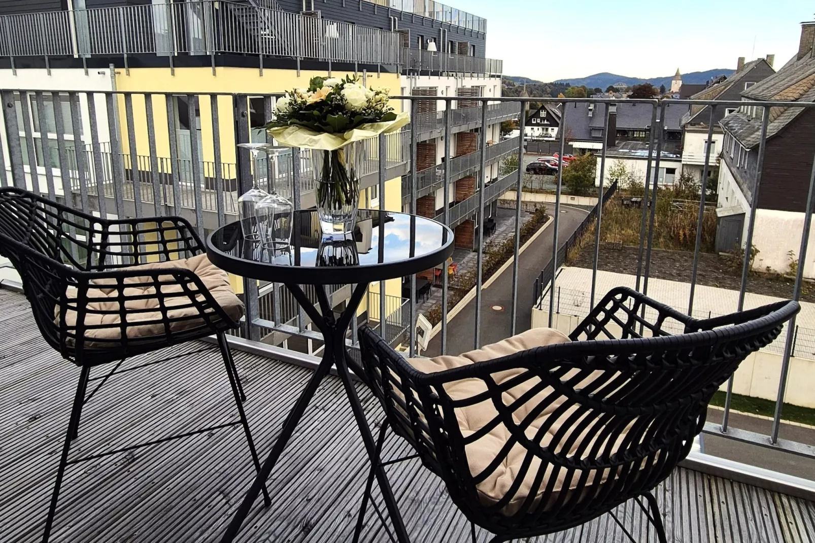 1SZ/3P Winterberg Appartement 21132-Terrace balcony