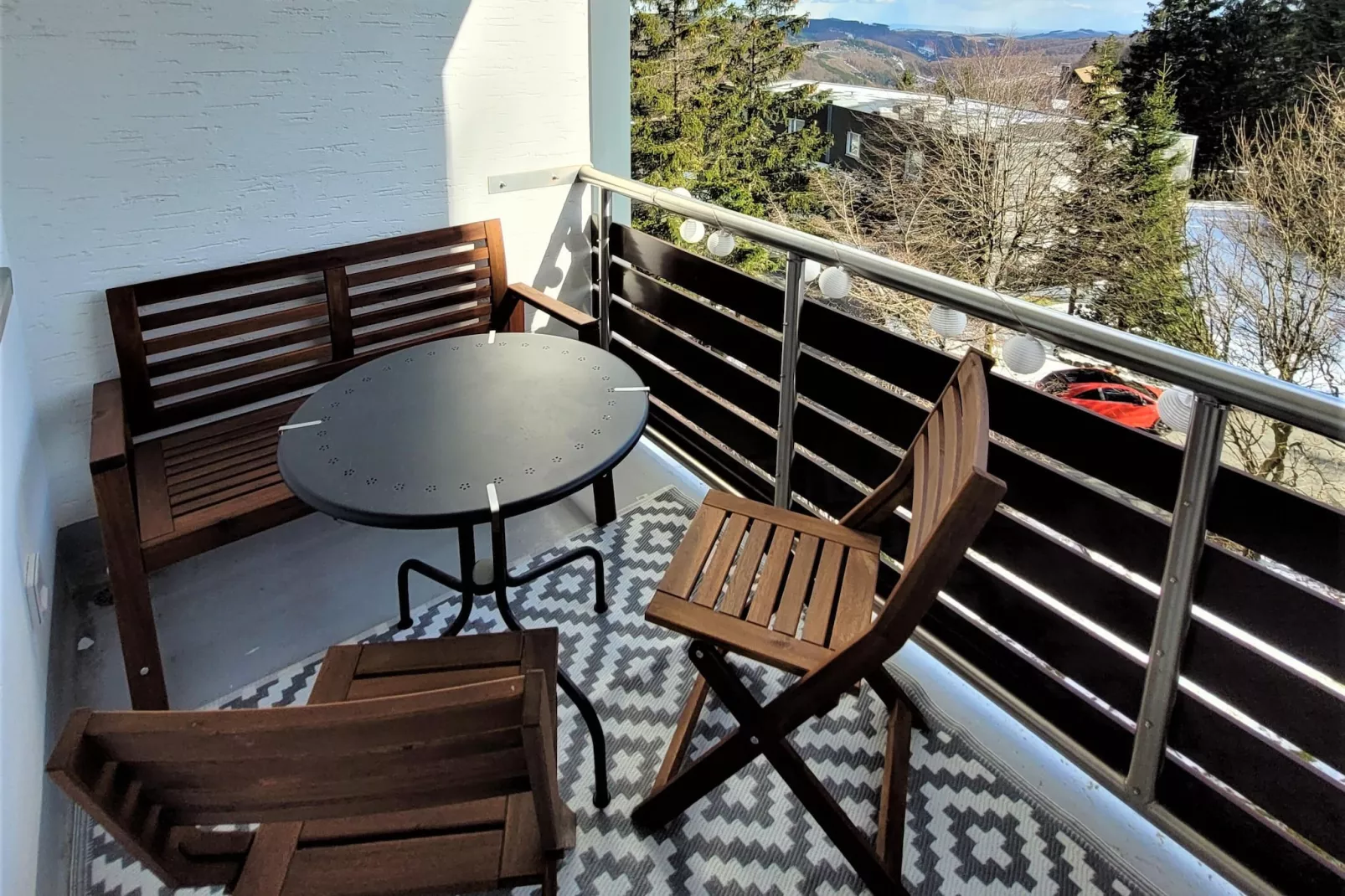 1 SZ/4P Winterberg Appartement 21122-Terrace balcony