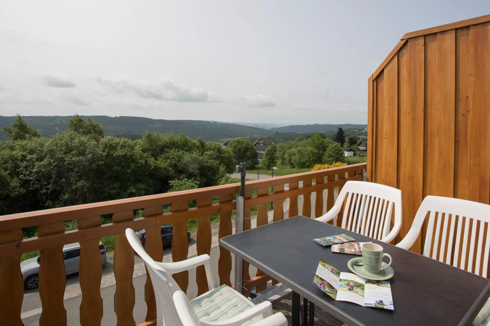 Ferienhaus 'Rothaarglück' Sauerland mit Aussicht-Terrace balcony