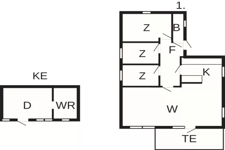 Maison de vacances pour 6 a AVERØY-Plan
