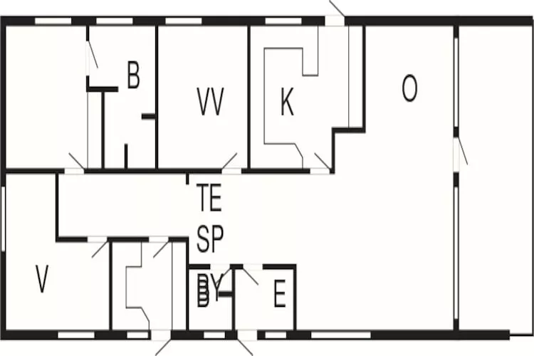 4½ room,2 bathrooms-Grundriss