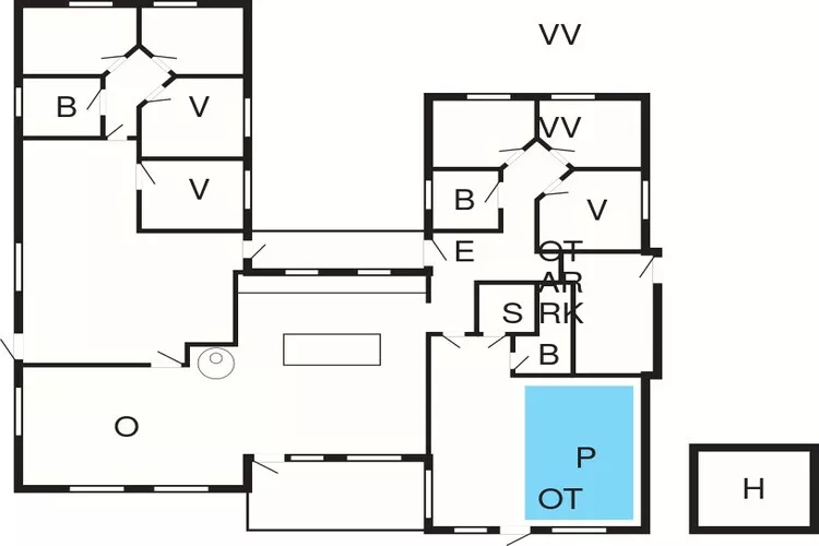 20 person holiday home in Højslev-By Traum-Floor plan