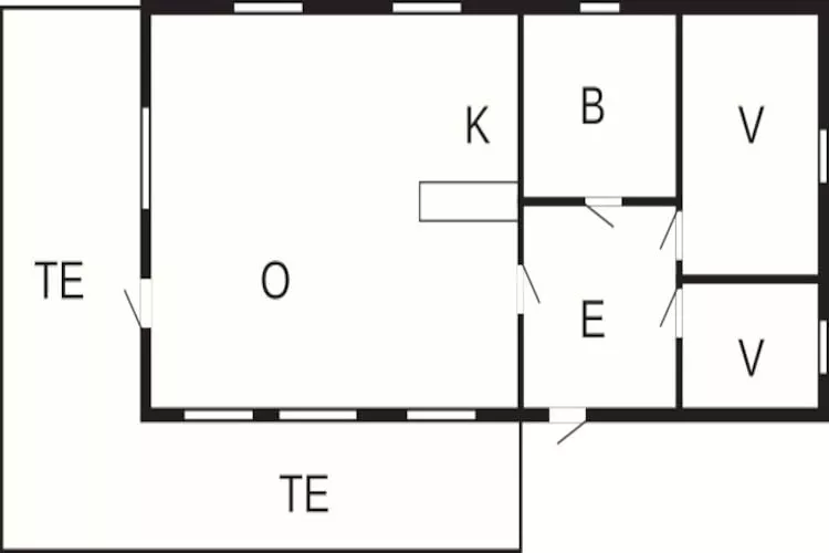 6 Personen Ferienhaus in BORKENES-By Traum-Grundriss