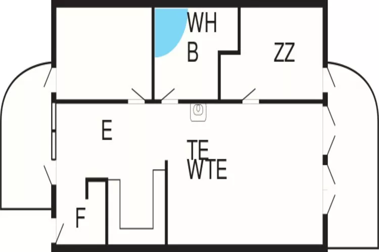 3 room,1 st floor,penthouse-Plan