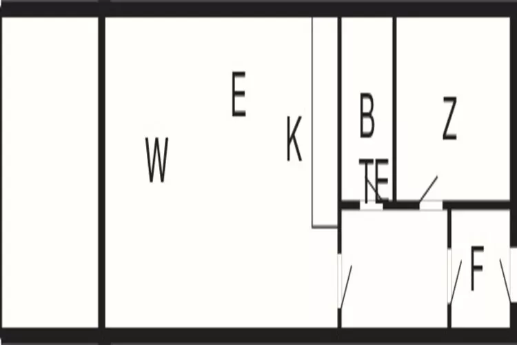 2 room,ground floor or 1.-Grundriss