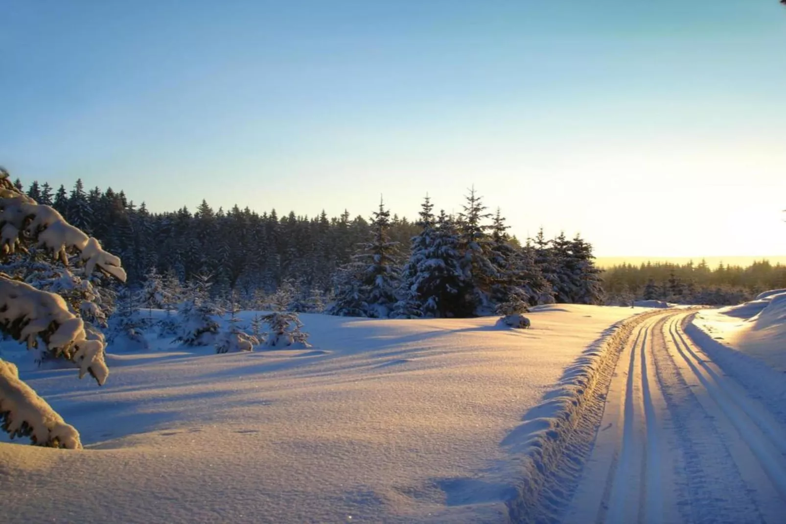Im Erzgebirge-Zones hiver à 20 km