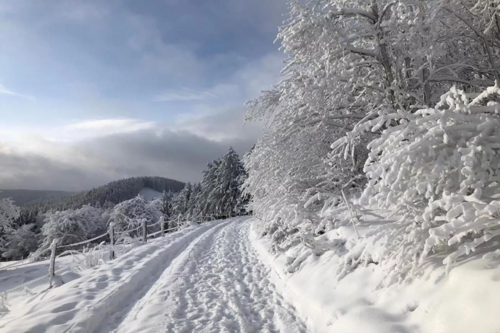 Küstelberg-Gebiet Winter 20 km