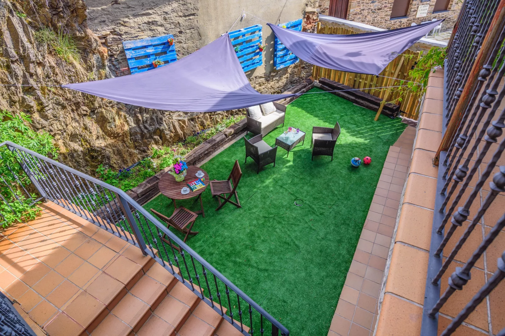 Casa Rural Leon III-Garten Sommer