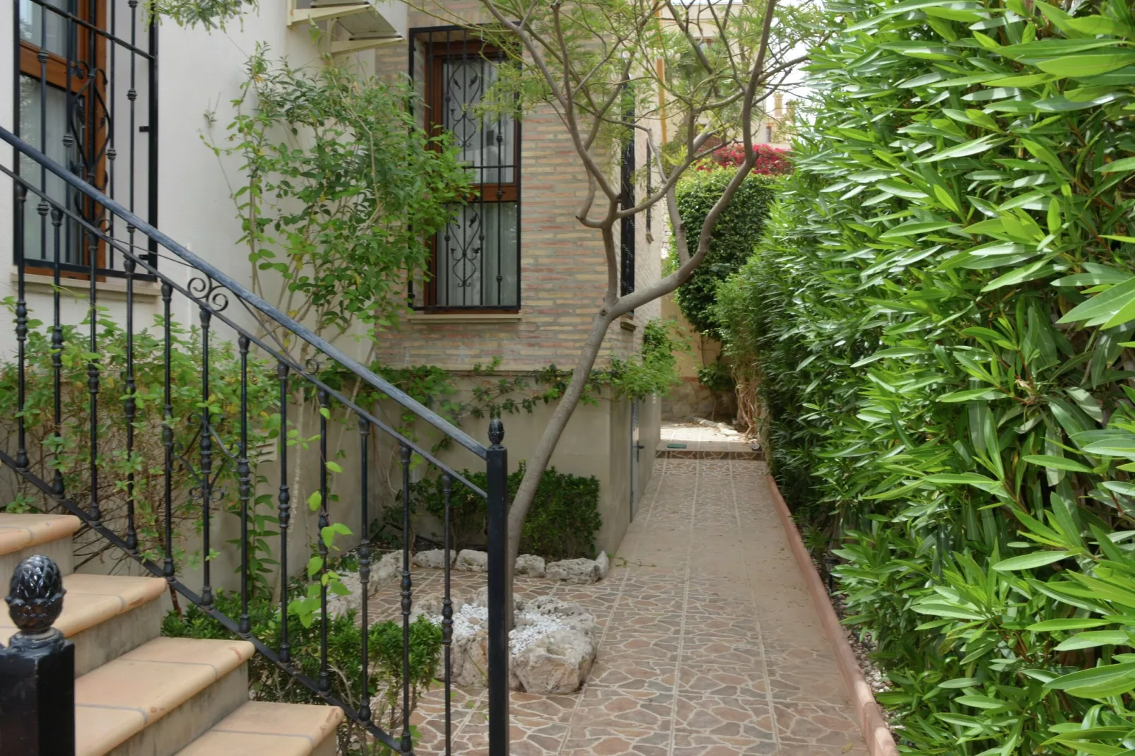 Villa Orange-Gardens in summer