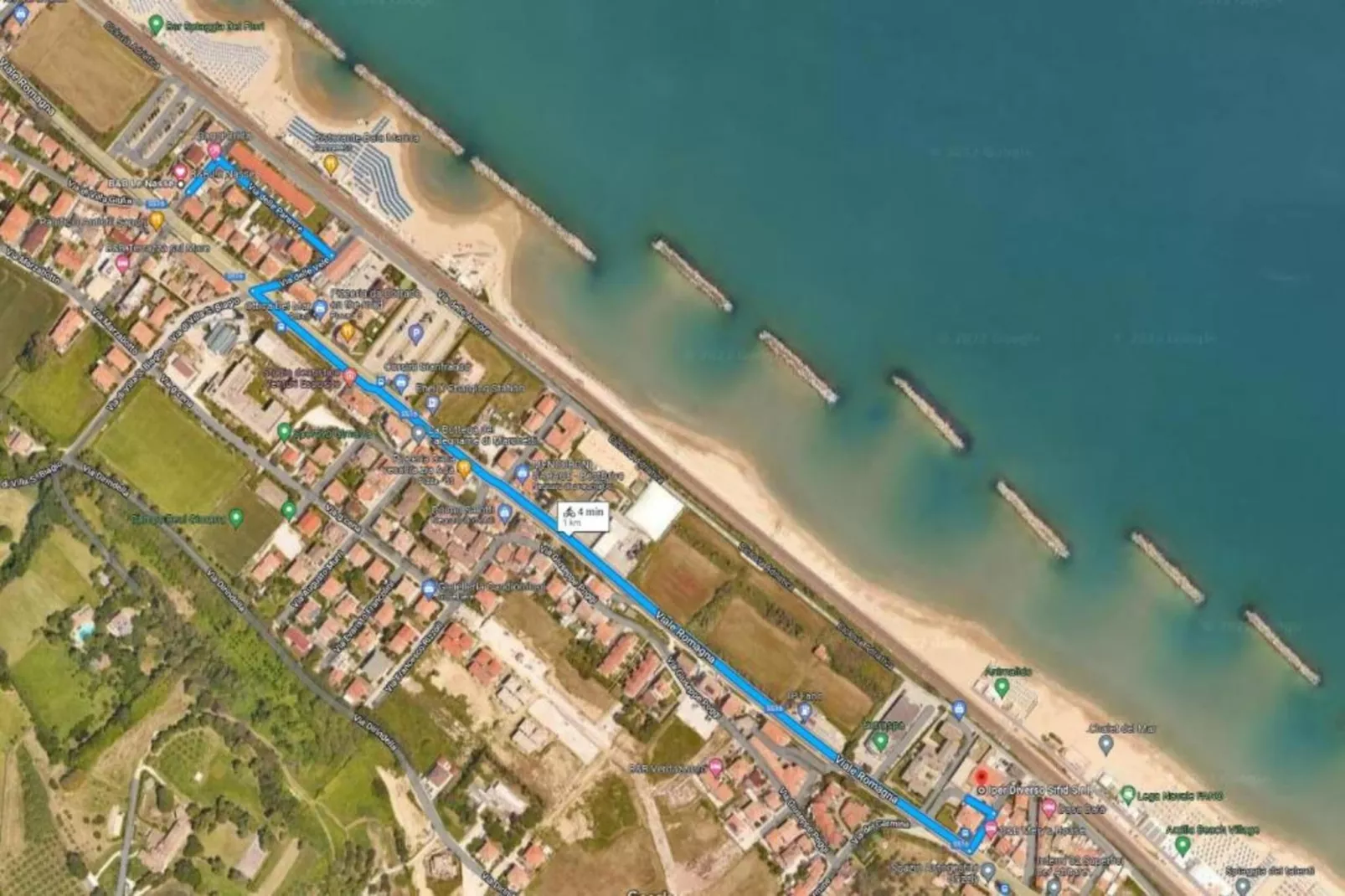 Villa Vanessa Farfalla-Areas within 20km in summer