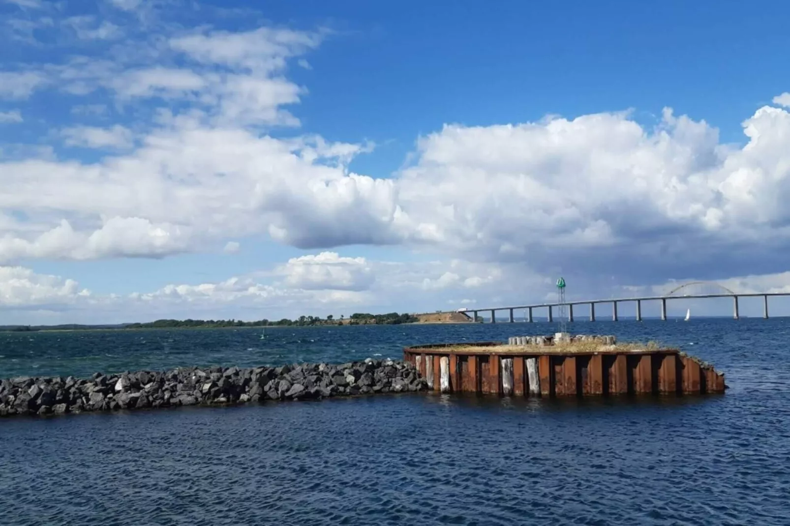 Maison de vacances pour 4 a Rudkøbing-By Traum-Vue sur l'eau
