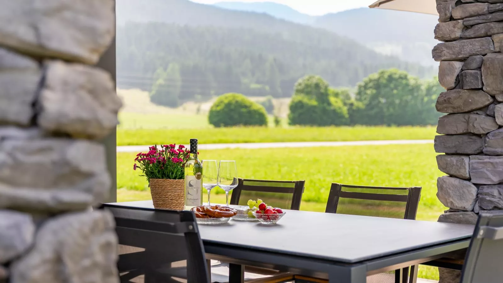 Mountain Chalet Chapeau-Balcon-terrasse