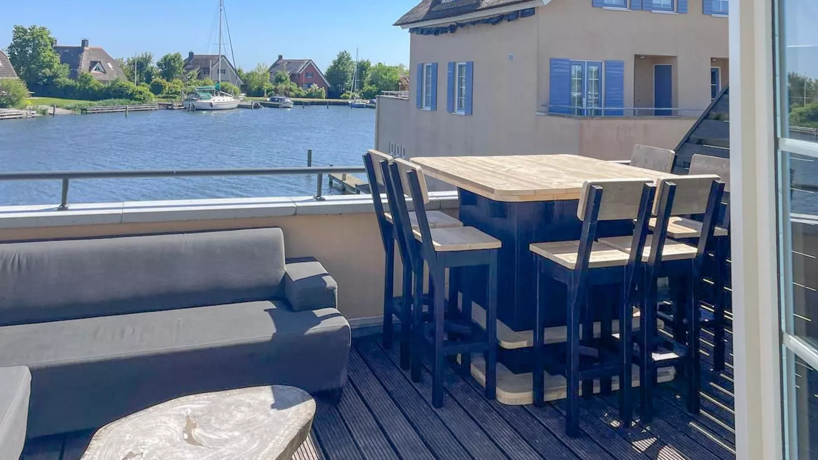 Schippershuis Stavoren-Terrasse/Balkon