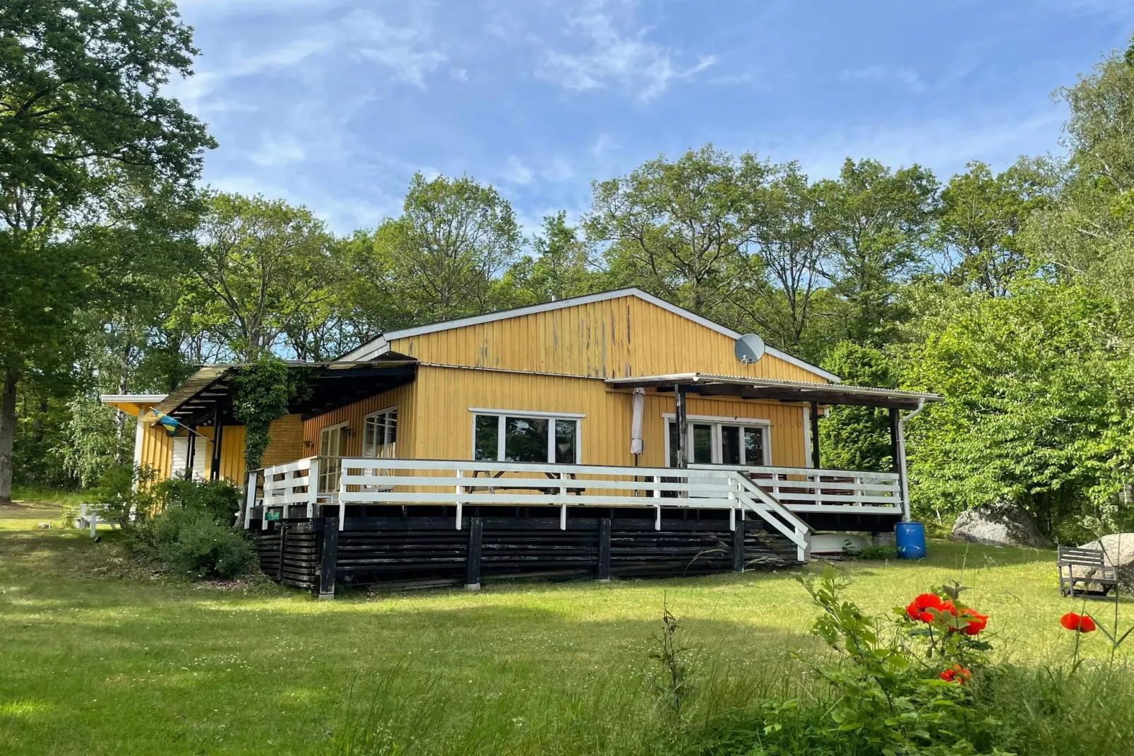 4 Sterne Ferienhaus in Ramdala-Im Freien