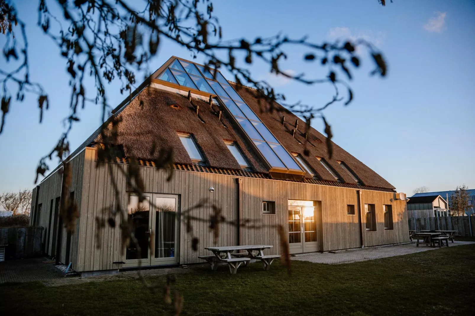 Hoeve Landzicht-Außenbereich Sommer