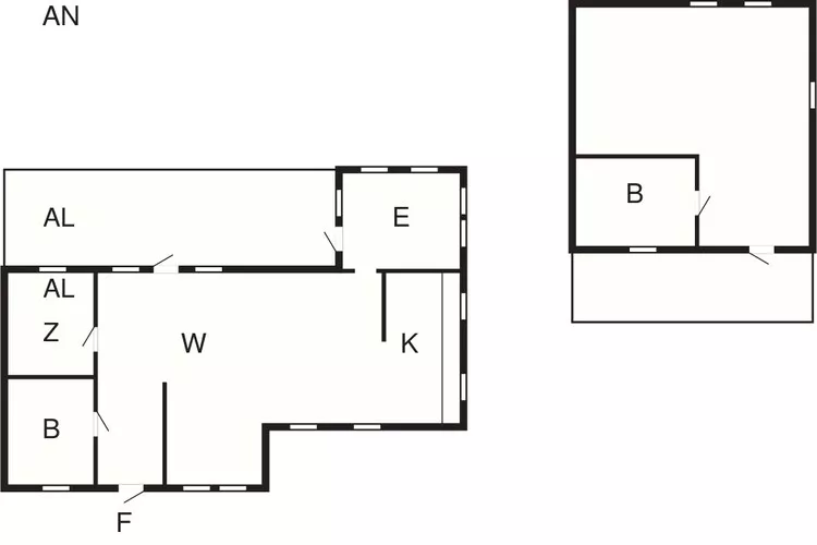 5 person holiday home in MUNKEDAL-Floor plan