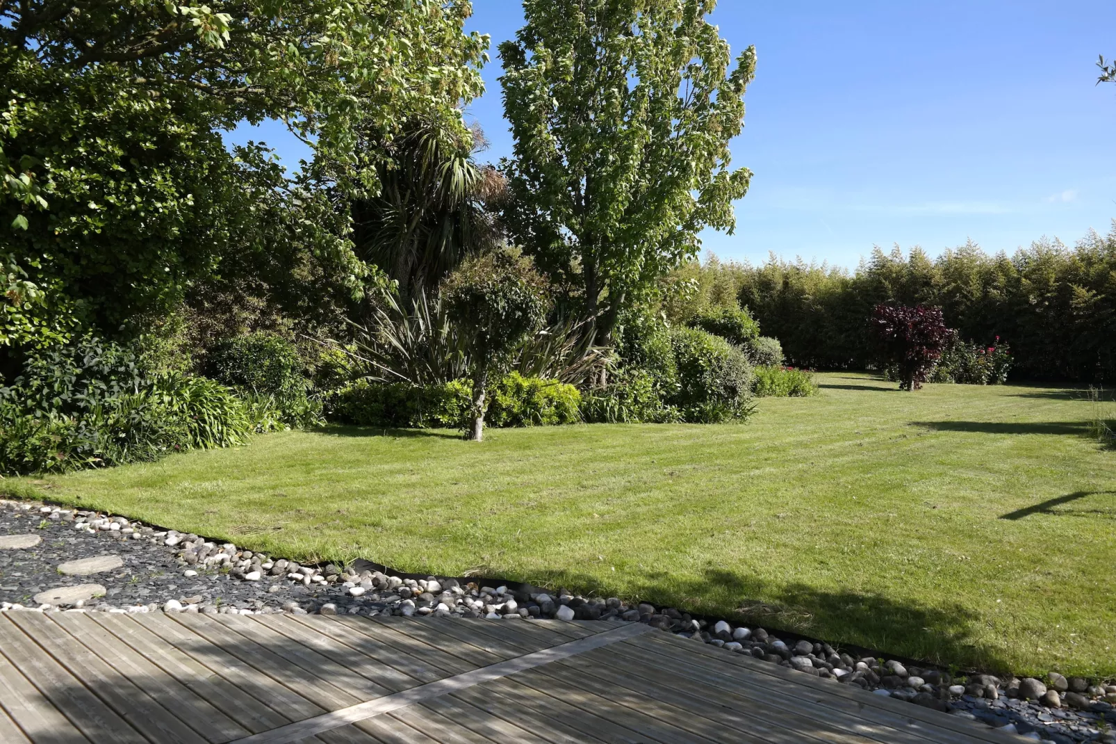 Maison de pêcheur Plougoulm-Garten Sommer