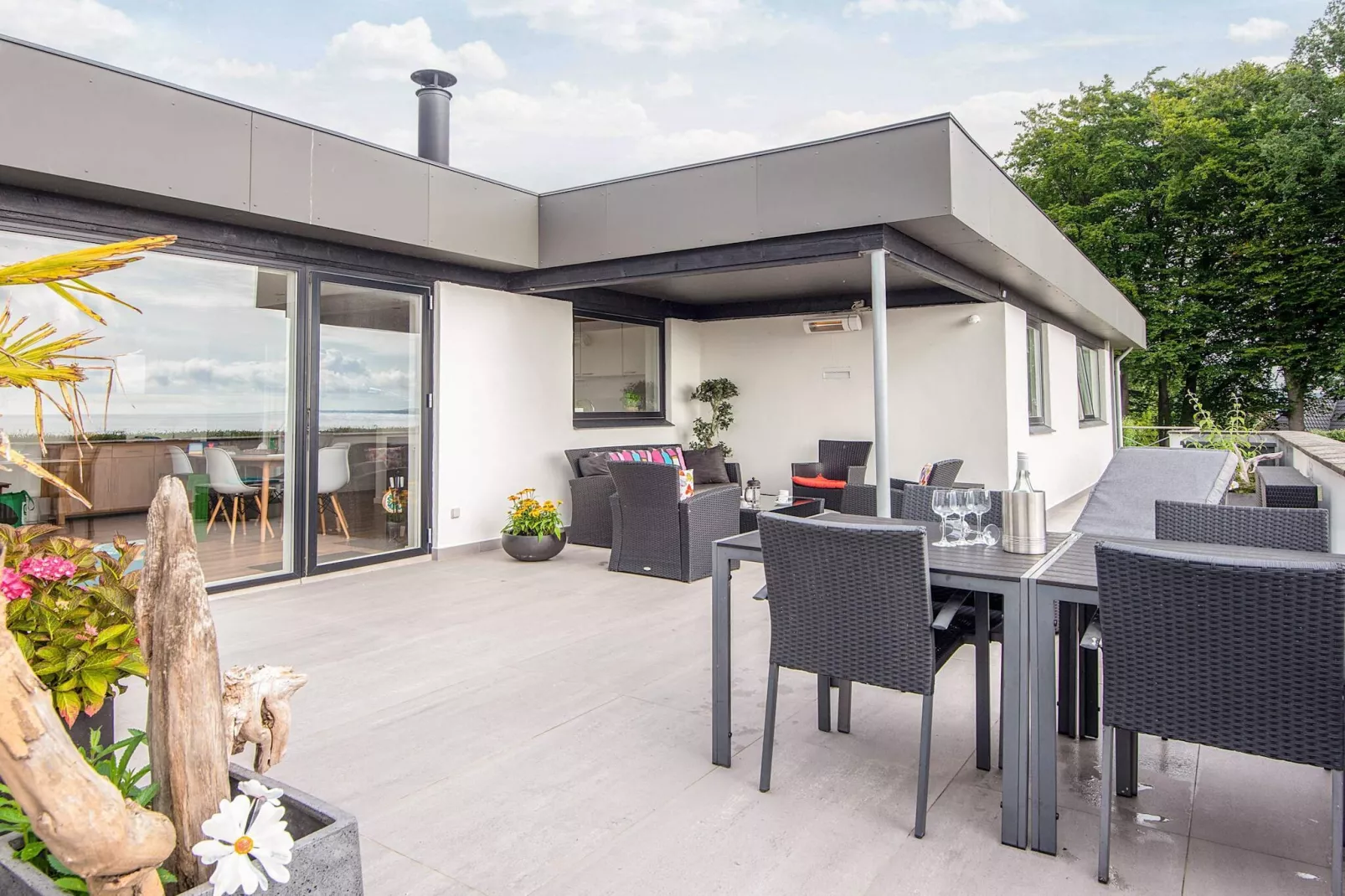 5 Sterne Ferienhaus in Børkop-Aussicht