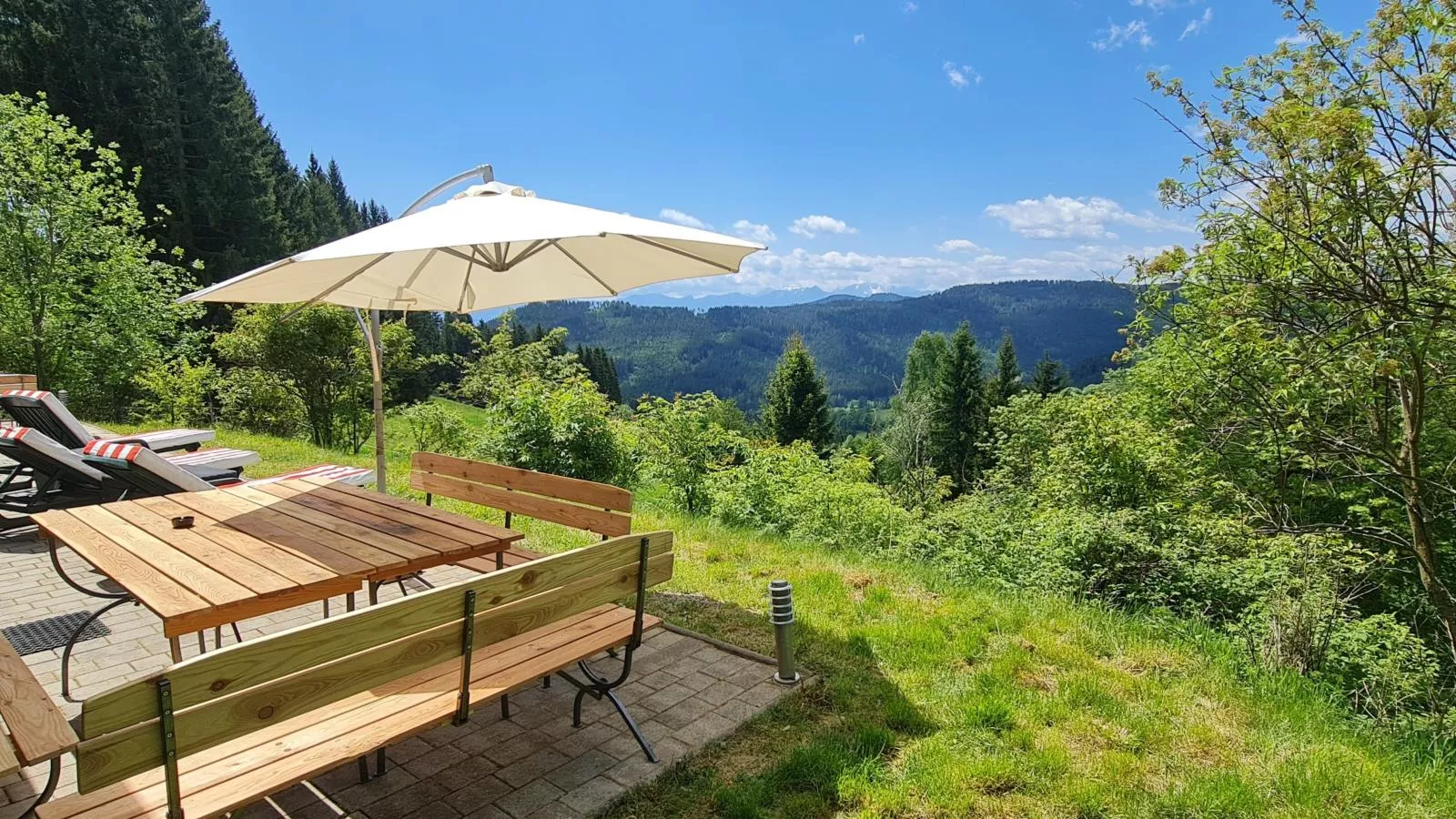 Sternenchalet-View in summer