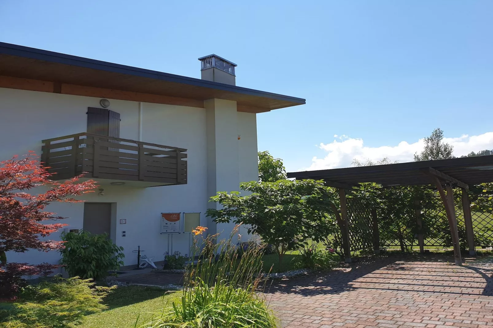 Casa Vacanze Belluno-Außenbereich Sommer
