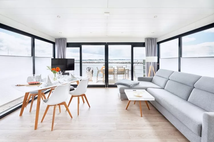 Hausboot Fjordblick / 4 Personen-Salon