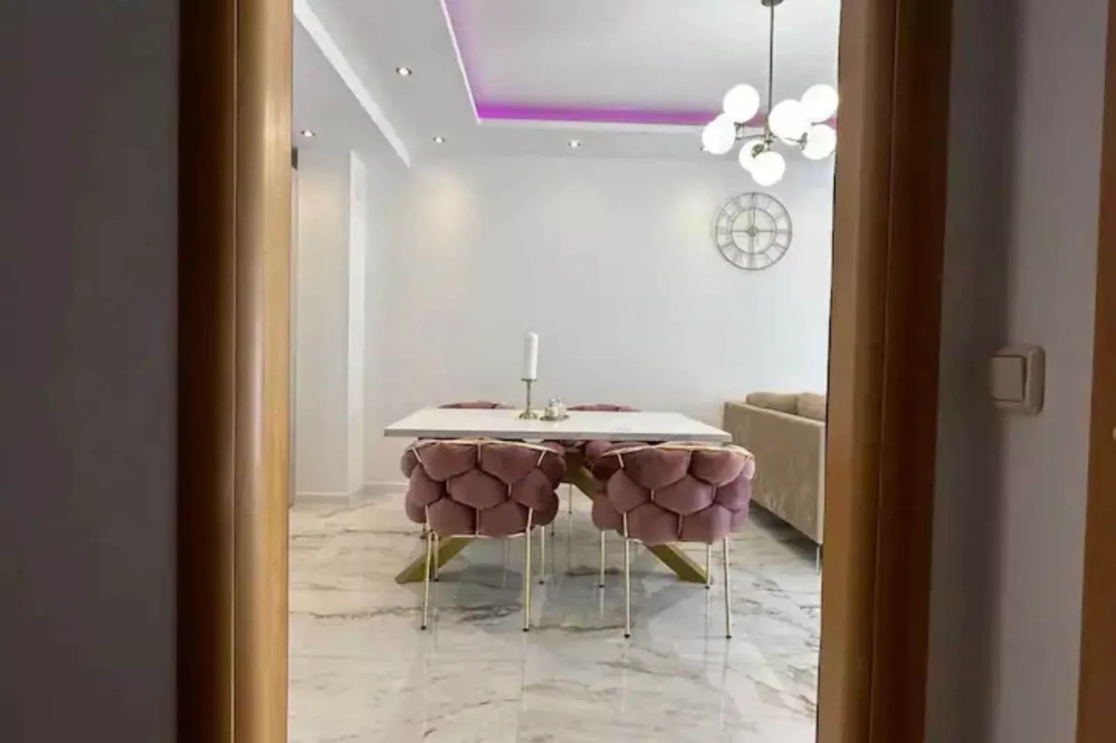 Apartment Ivan with Pool - Two Bedroom Apartment with Terrace and Swimming pool-Living room