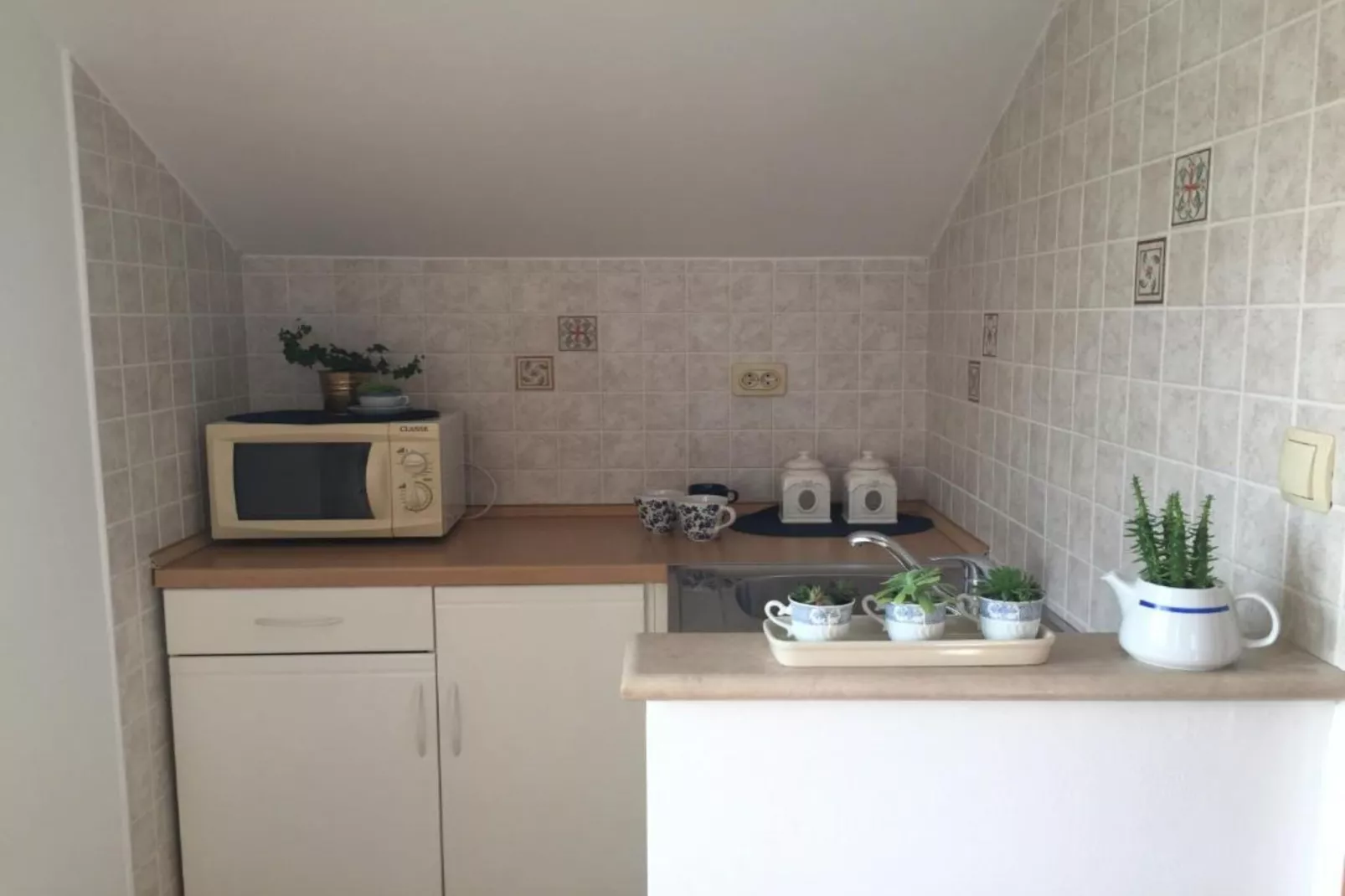 Villa Mediterranea - One Bedroom Apartment with Sea View-Kitchen