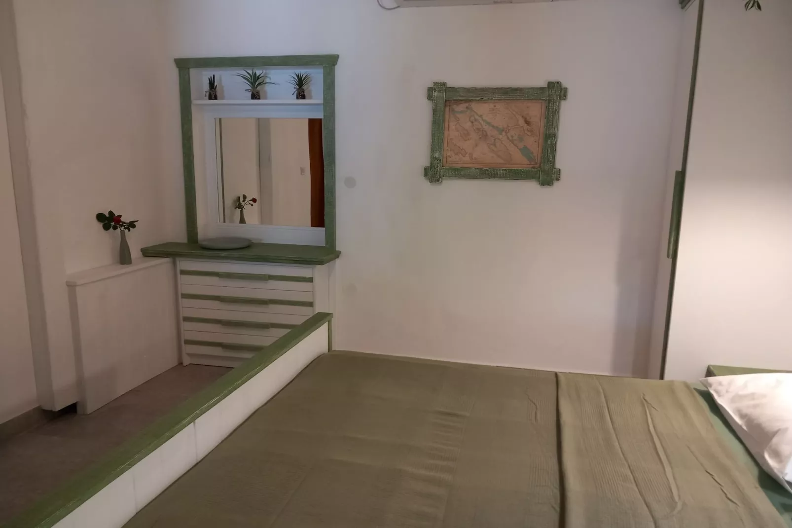 Guest House Green Corner Supetarska Draga - Double Room  With Balcony and Sea View 1-Chambre