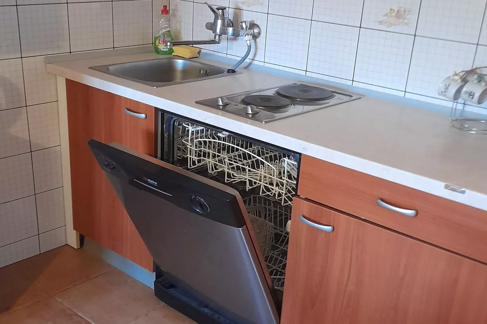 Apartments Lavanda & More - Three Bedroom Apartment with Shared Terrace-Küche