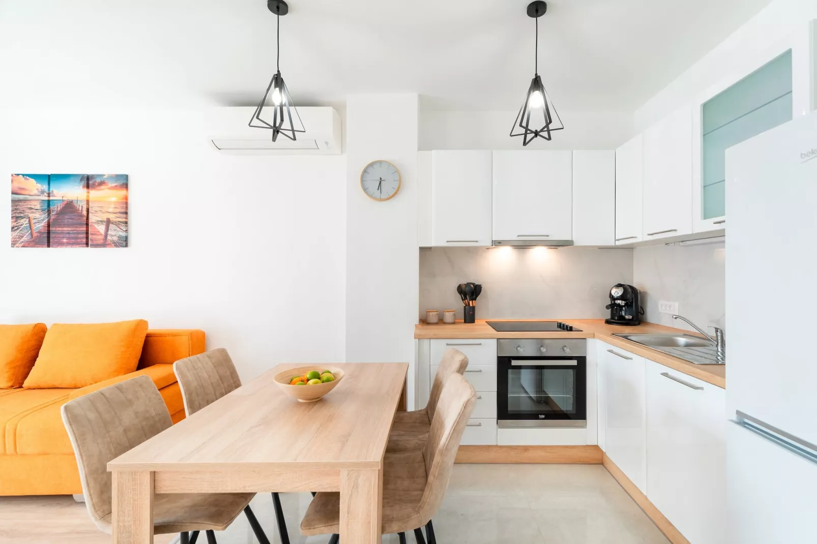 Apartments & Rooms Fisherman's Luck - Two-Bedroom Apartment with Terrace and Sea View-Küche