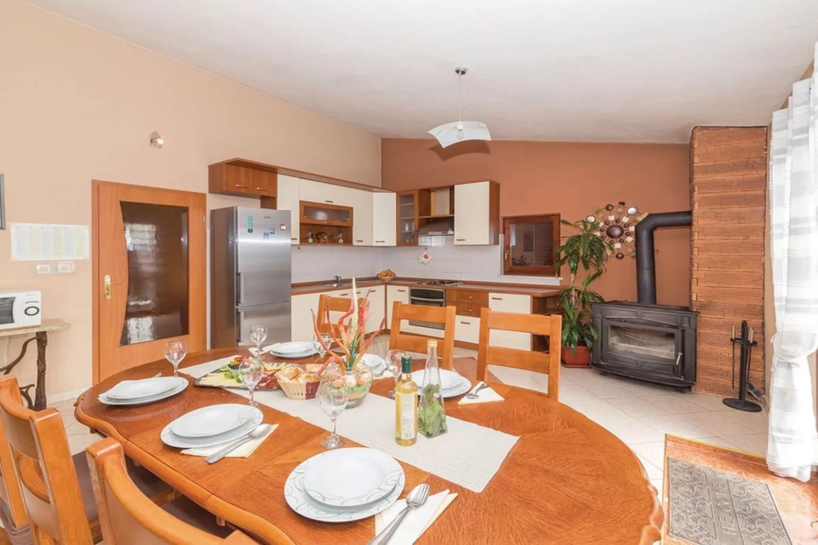 Mediterranean Stylish Villa with Pool in Kastel Stari - Six Bedroom Villa with Pool-Kitchen