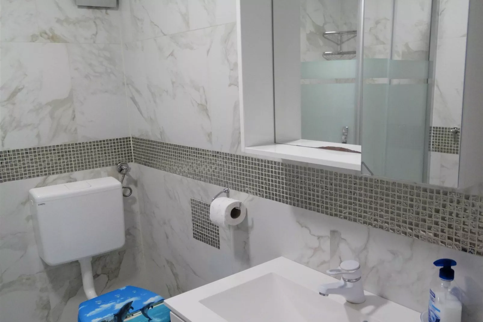 Selce Shorefront Apartment with Balcony and Sea View - Two Bedroom Apartment with Balcony and Sea View-Badezimmer