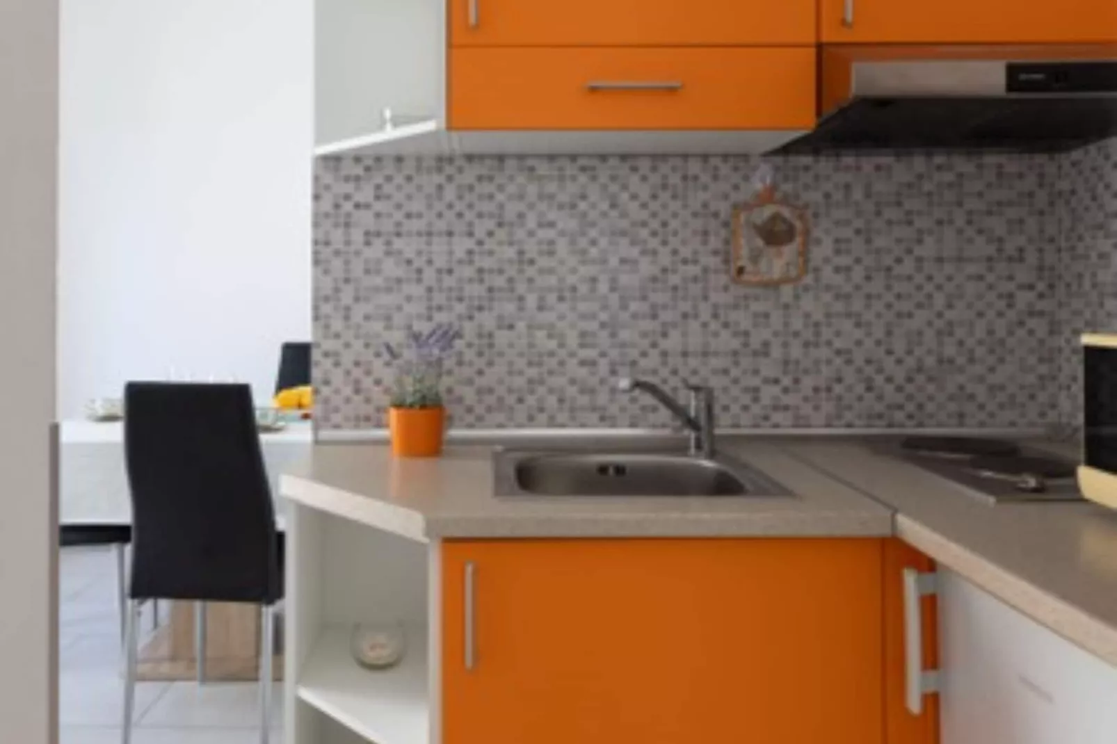 Studio Apartment with Terrace 2-Kitchen