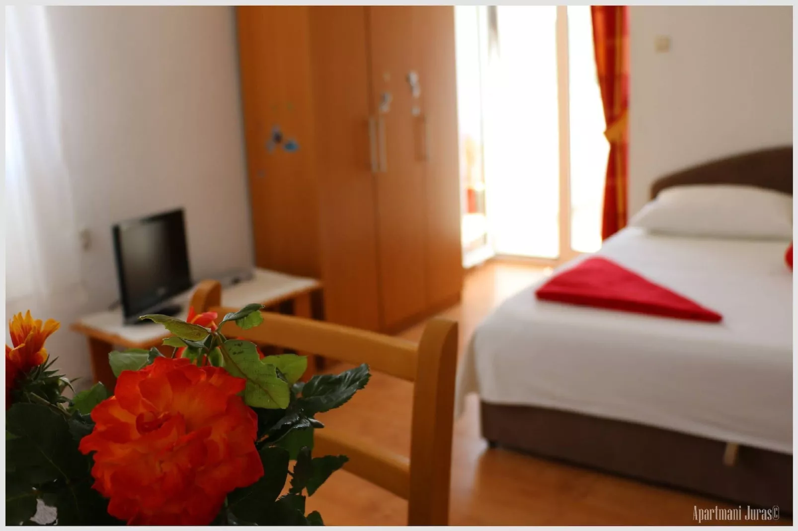 Apartments Juras - Studio Apartment with Loggia (Ana)-Chambre