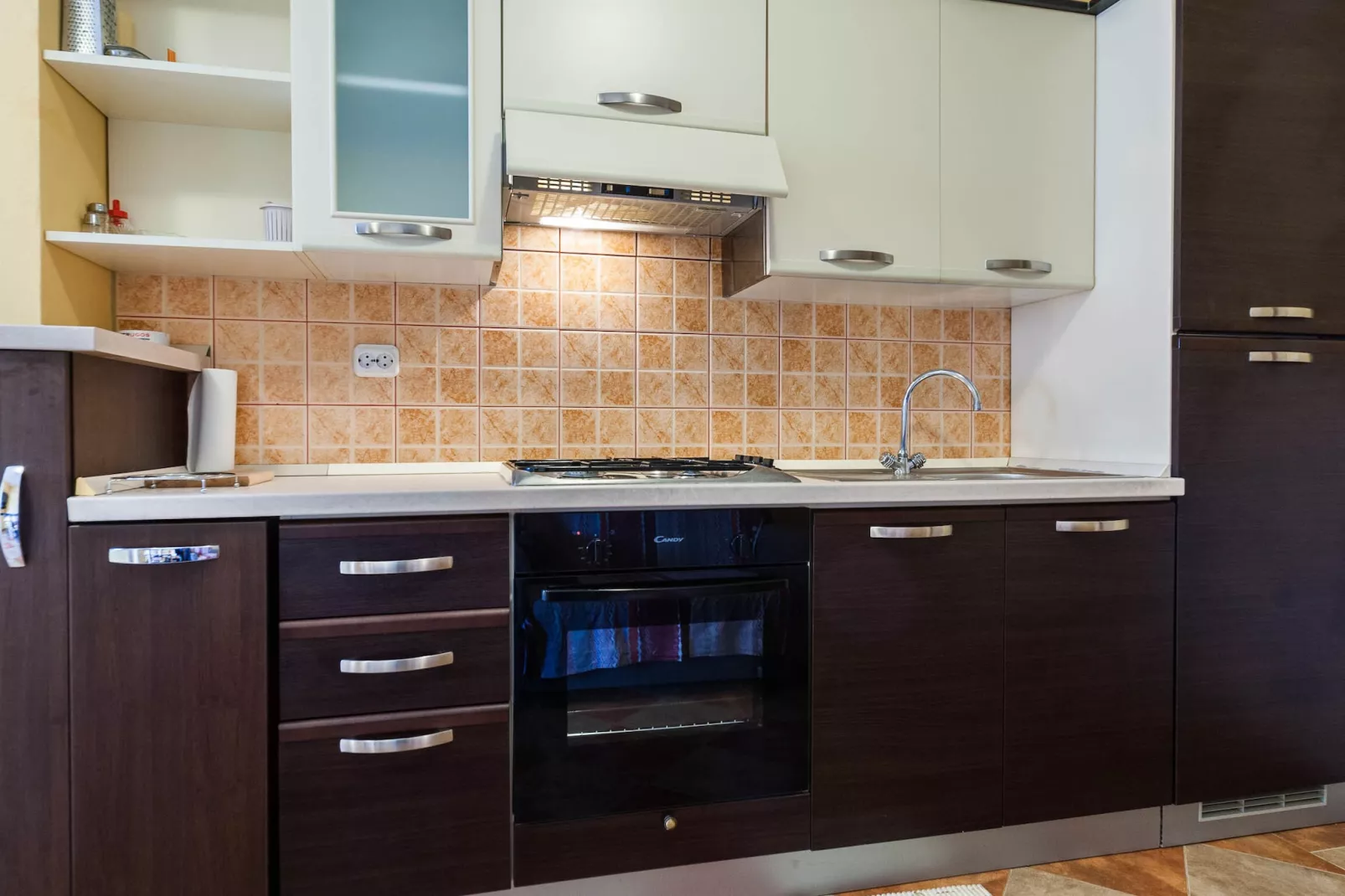 Cozy Apartments in Zadar with Sea and Mountain Views - One Bedroom Apartment with Balcony (owner 1)-Kitchen