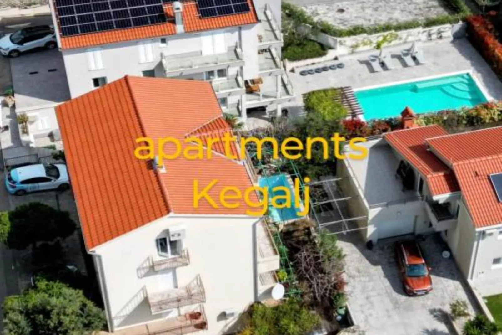 Apartments Kegalj - Studio with Pool View-Außenbereich