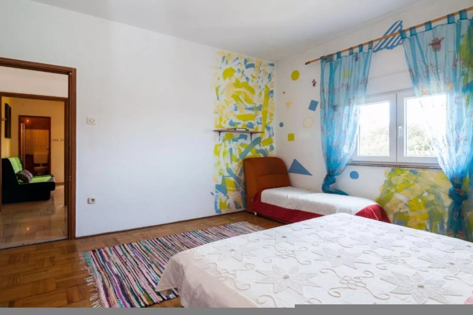 Seaside Oasis Apartments on Island Ugljan - One Bedroom Apartment with Terrace (owner Cvita 2)-Bedroom