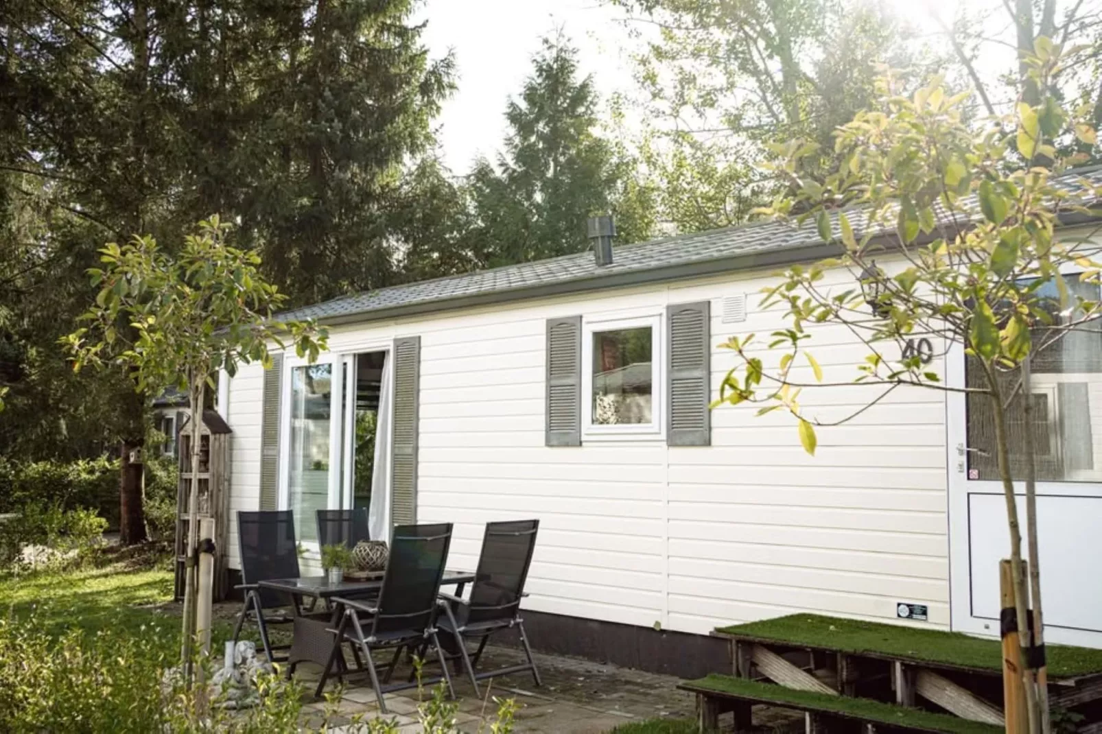 Chalet in Veluwe near Kootwijkerzand-Exterior in summer