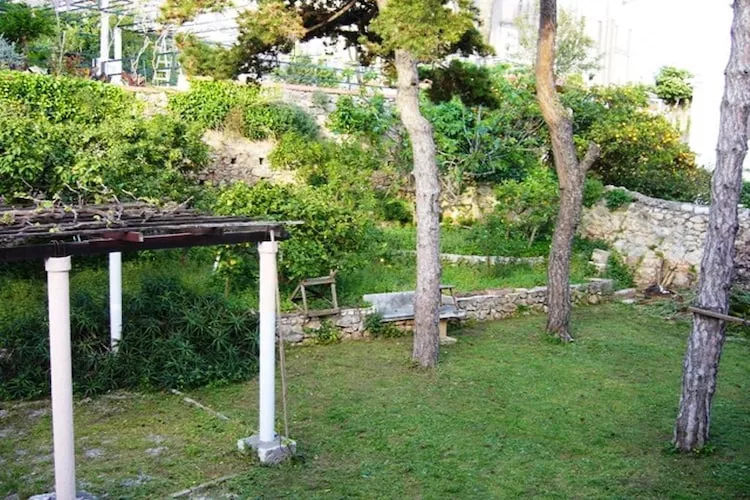 Villa Iveta - Triple Room with Private External Bathroom (Marija)-Jardins en été