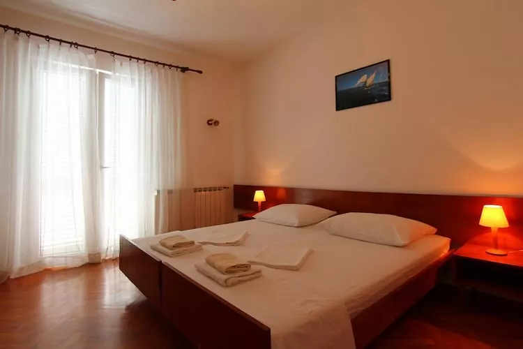 Guest House Zec - Studio with Terrace (3 Adults)-Bedroom