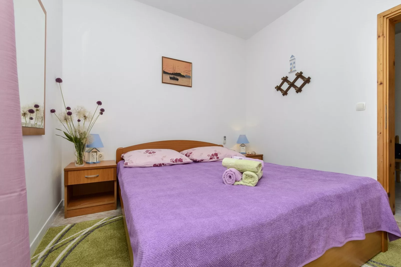 Oreb Dream Apartments - Two Bedroom Apartment with Terrace and Sea View (Apartment 4)-Bedroom