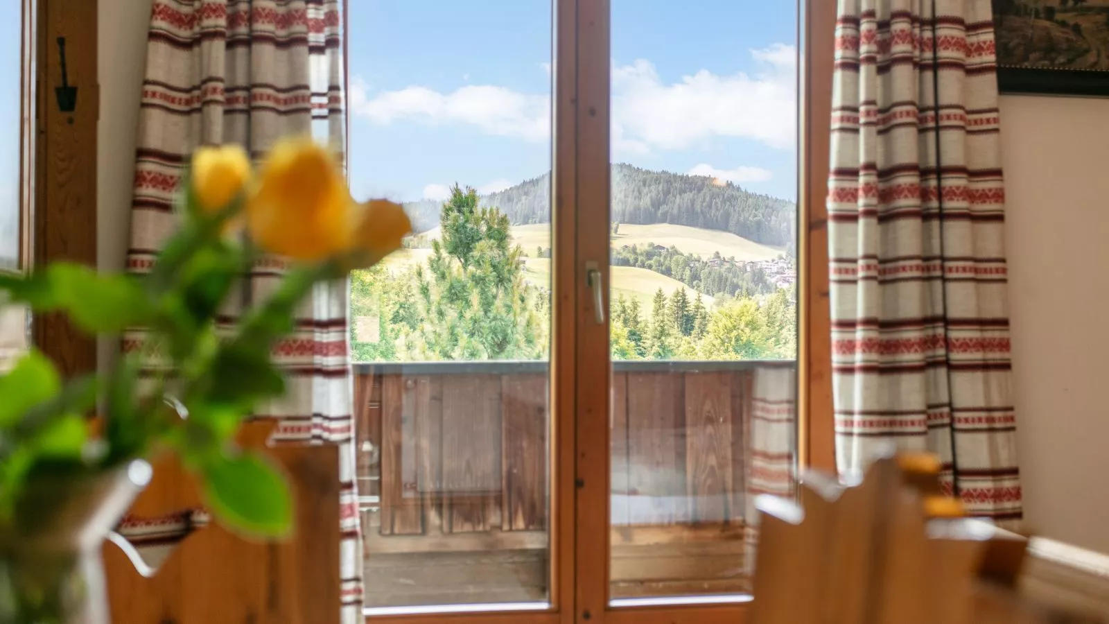 Haus Alpenblick-View in summer