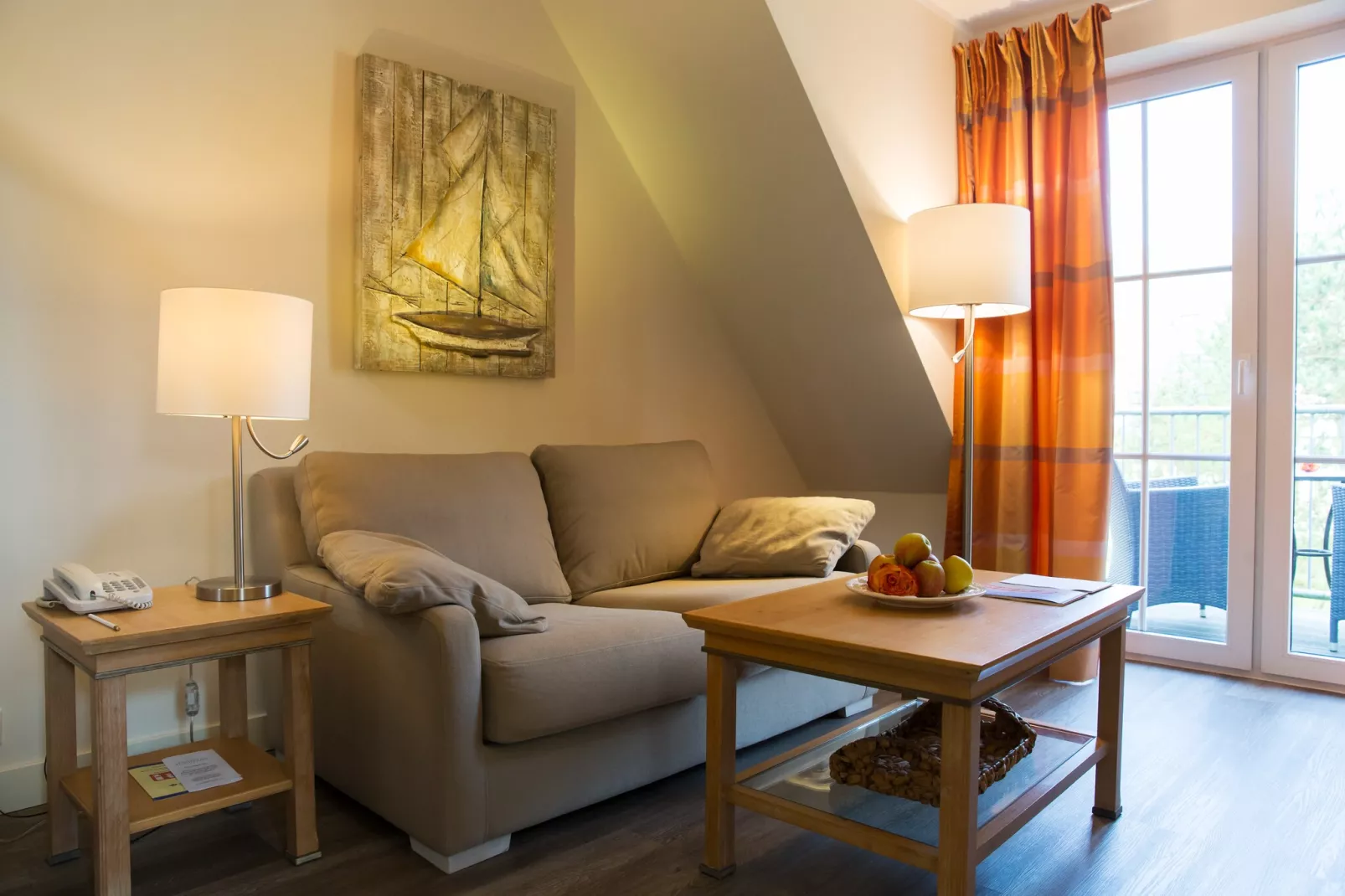 Familienhaus - Strandhotel Fischland-Wohnzimmer