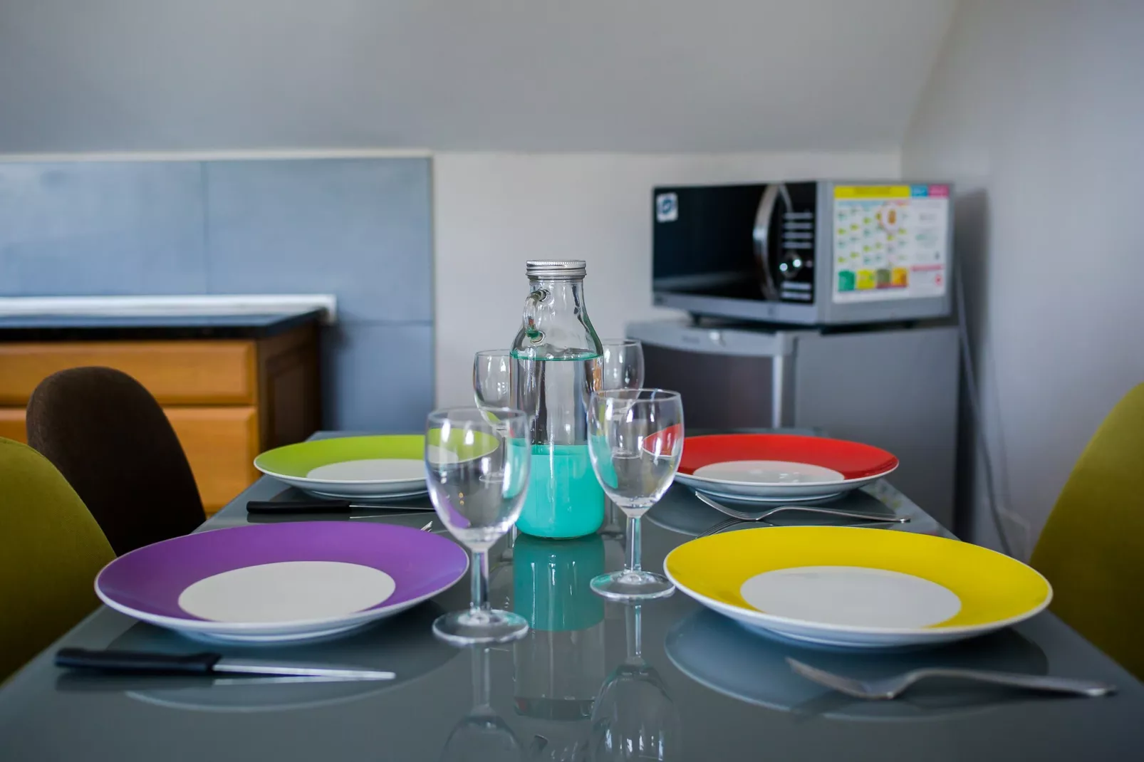 Kaz Combava - Appartement 3* à l'Etang-Salé-Salle à manger