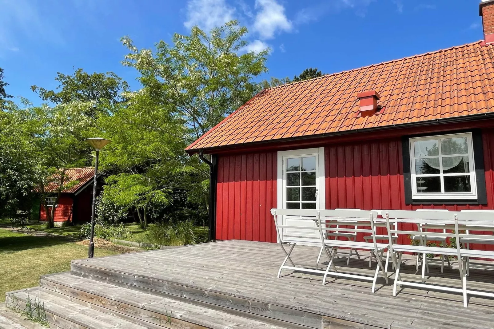 4 Sterne Ferienhaus in Fågelmara-Im Freien