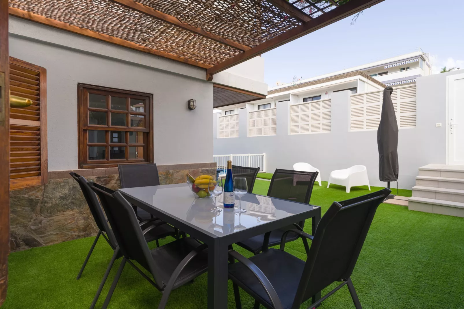Great house with Pool S.Agustín By CanariasGetaway-Terrace