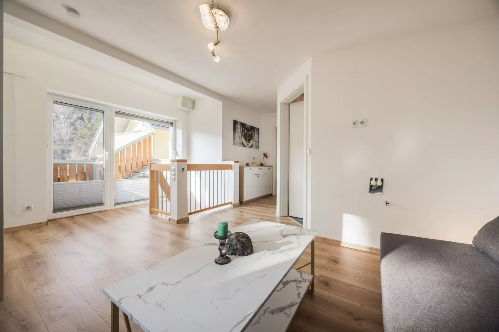 AlpenNest Appartement-Wohnzimmer