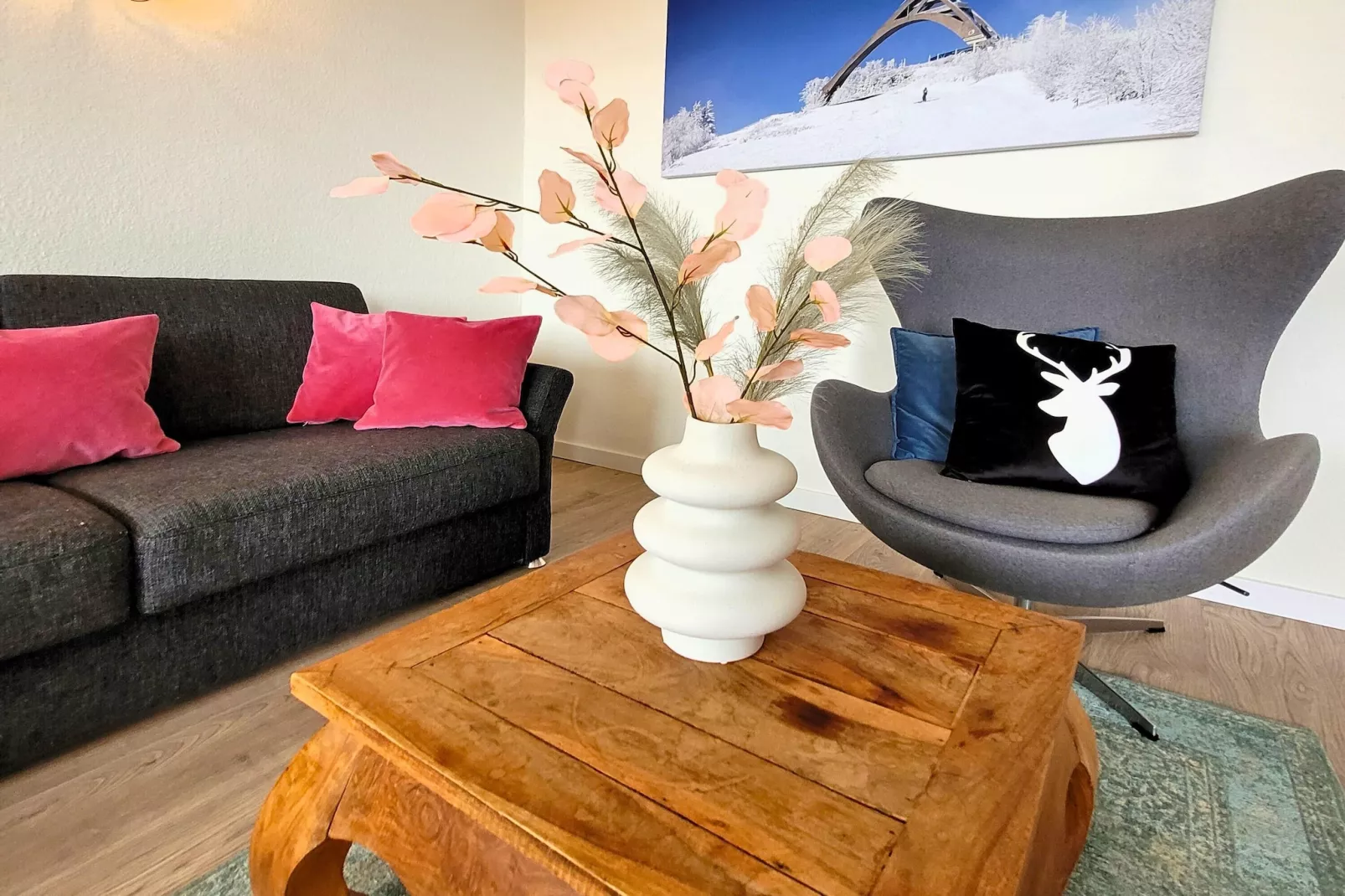1 SZ/4P Winterberg Appartement 21093-Wohnzimmer