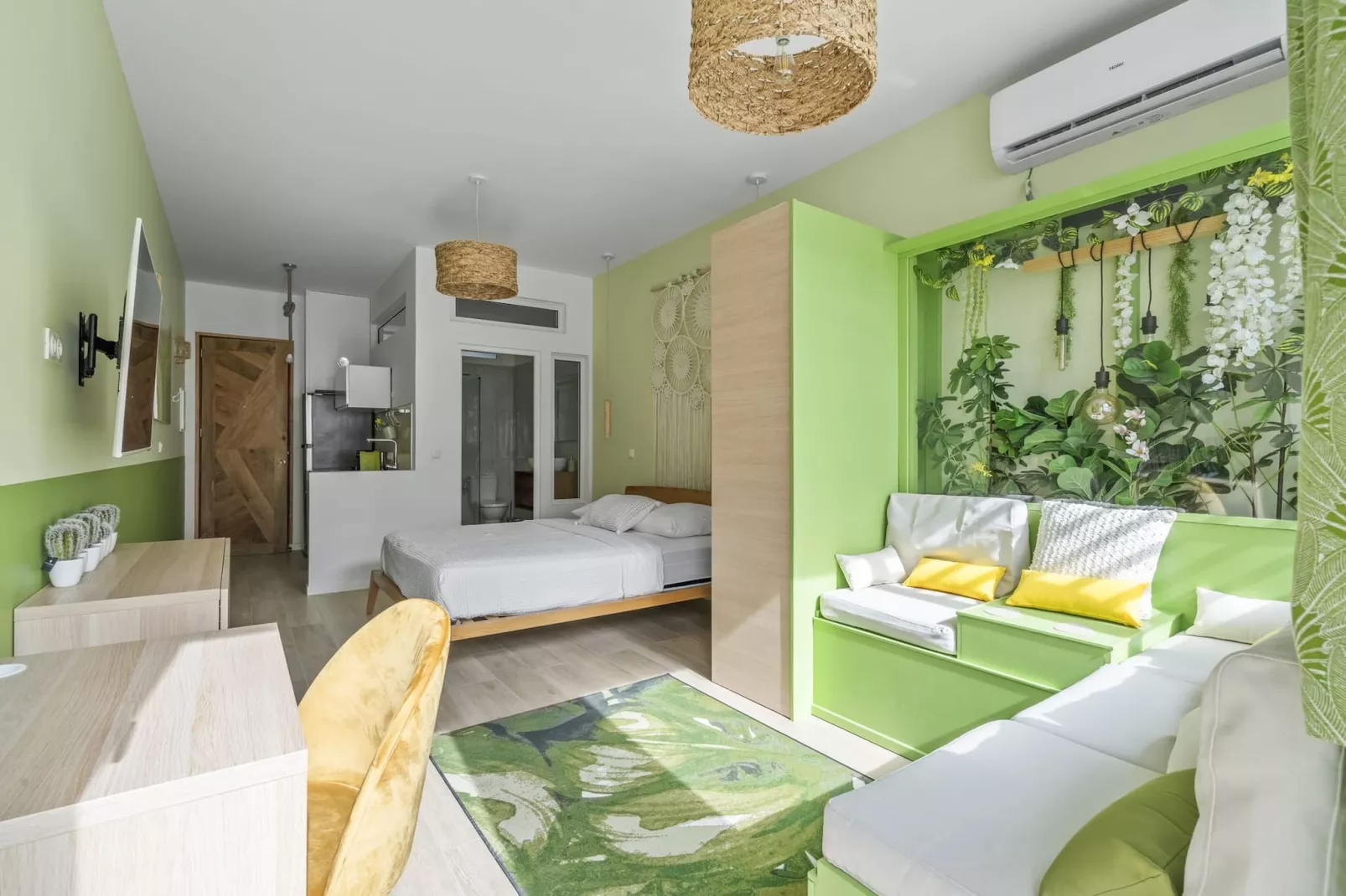 Studio Jardin Bohème-Schlafzimmer